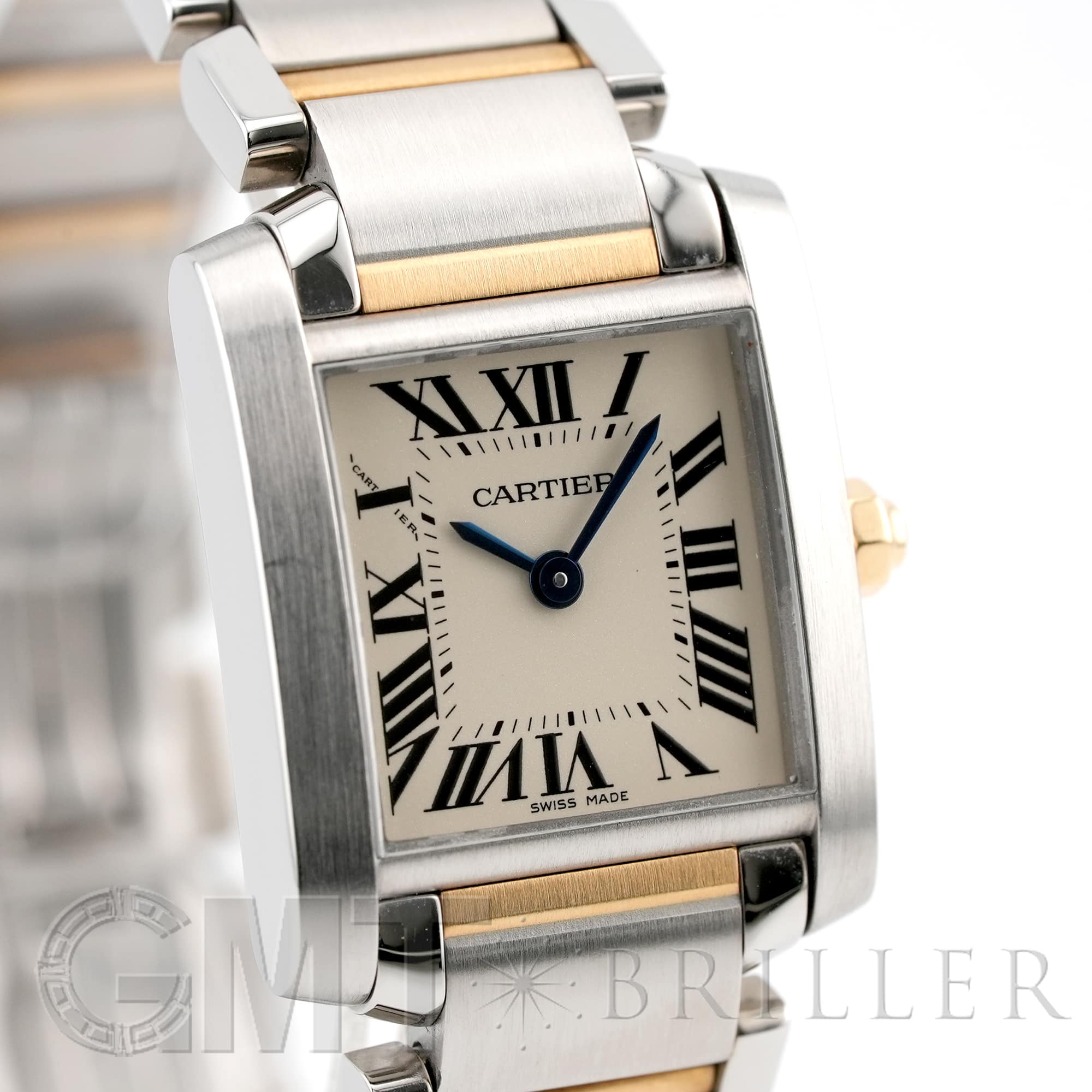 カルティエ タンクフランセーズ SM W51007Q4 レディース 中古 腕時計 中古)CARTIER カルティエ タンク フランセーズ SM W51007Q4（商品ID