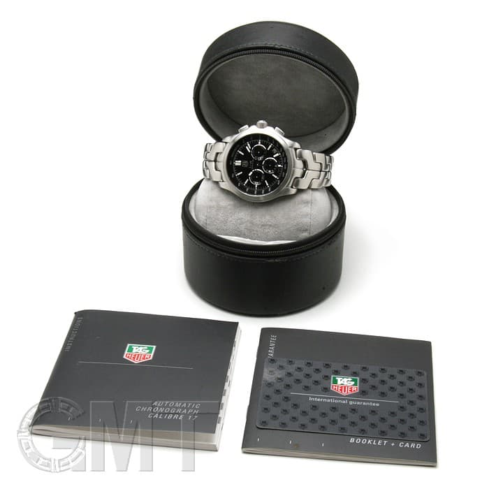 タグホイヤー TAG HEUER CT511A リンク キャリバー36 クロノグラフ 自動巻き メンズ 保証書付き_805918 タグ ホイヤー TAG HEUER リンク キャリバー36 クロノグラフ CT511A