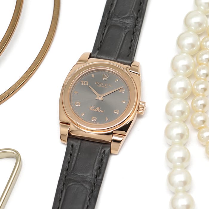 coco0624様 ご購入予定品 中古)ROLEX ロレックス チェリーニ チェステロ グレーアラビア グレー