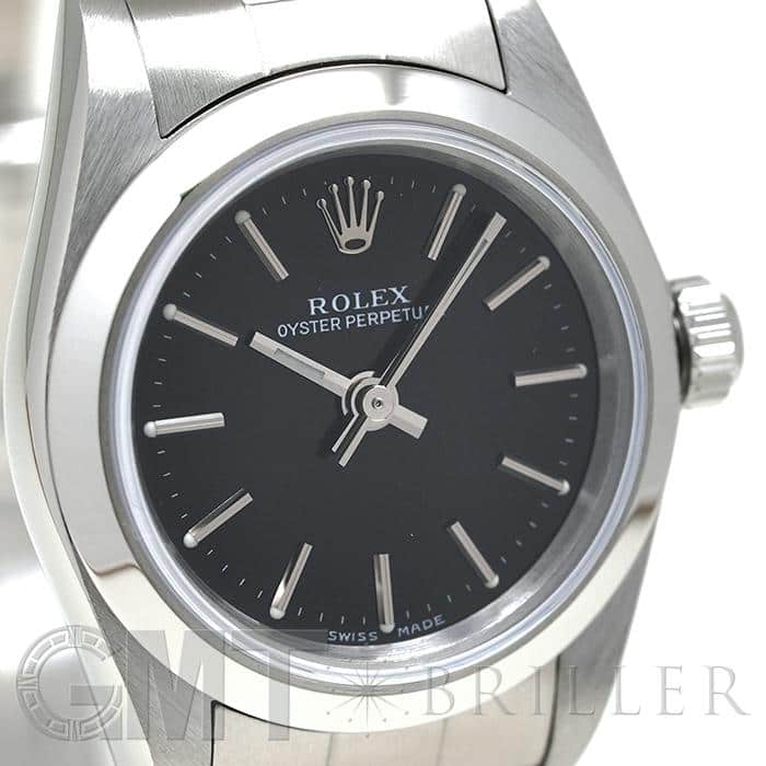 中古)ROLEX ロレックス オイスターパーペチュアル 76080 ブラック