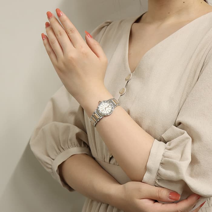新品)BVLGARI ブルガリ ブルガリ・ブルガリ ホワイト BBL26WSSPGD