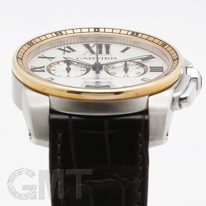 新品)CARTIER カルティエ カリブル ドゥ カルティエ クロノグラフ