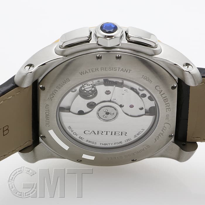 カルティエ カリブル 新品)CARTIER カルティエ カリブル ドゥ カルティエ クロノグラフ