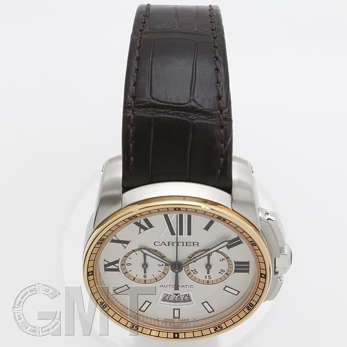 新品)CARTIER カルティエ カリブル ドゥ カルティエ クロノグラフ