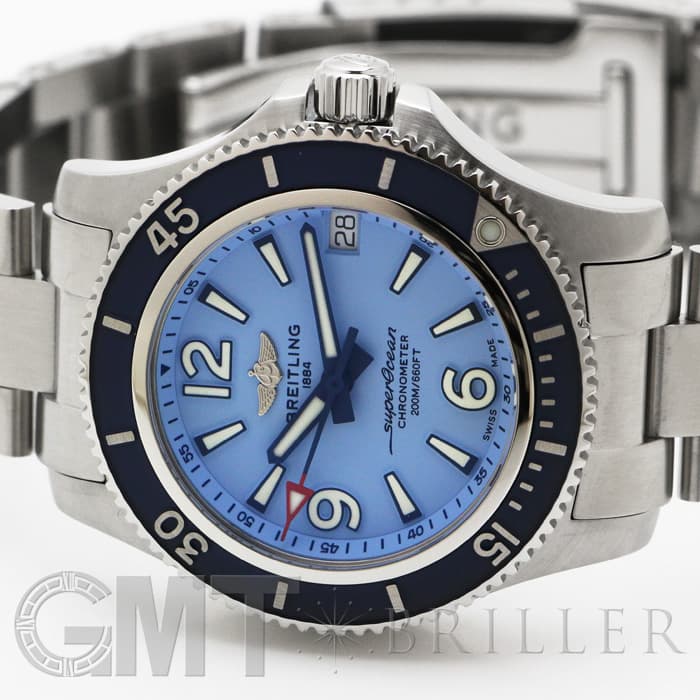 新品)BREITLING ブライトリング スーパーオーシャン 36 スカイブルー