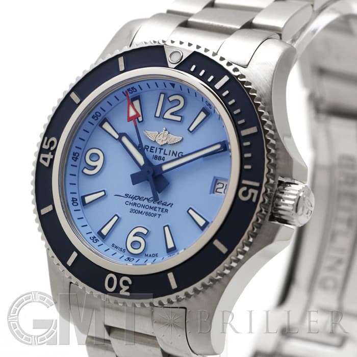 新品)BREITLING ブライトリング スーパーオーシャン 36 スカイブルー