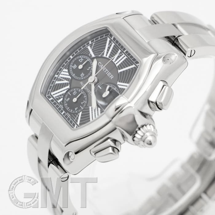 中古)CARTIER カルティエ ロードスター クロノグラフ XL W62020X6