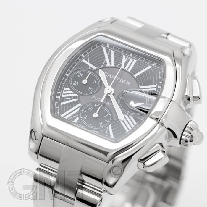 中古)CARTIER カルティエ ロードスター クロノグラフ XL W62020X6