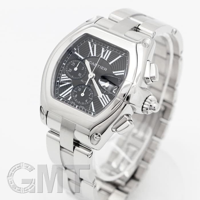 中古)CARTIER カルティエ ロードスター クロノグラフ XL W62020X6