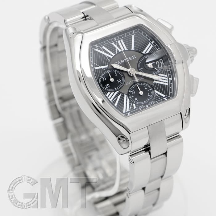 中古)CARTIER カルティエ ロードスター クロノグラフ XL W62020X6