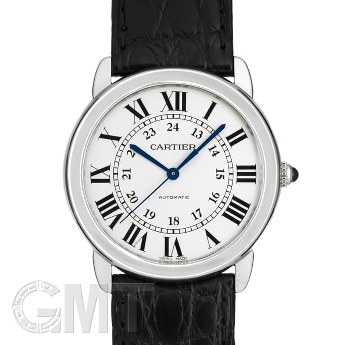 新品)CARTIER カルティエ ロンドソロ MM シルバー 36mm WSRN0013（商品