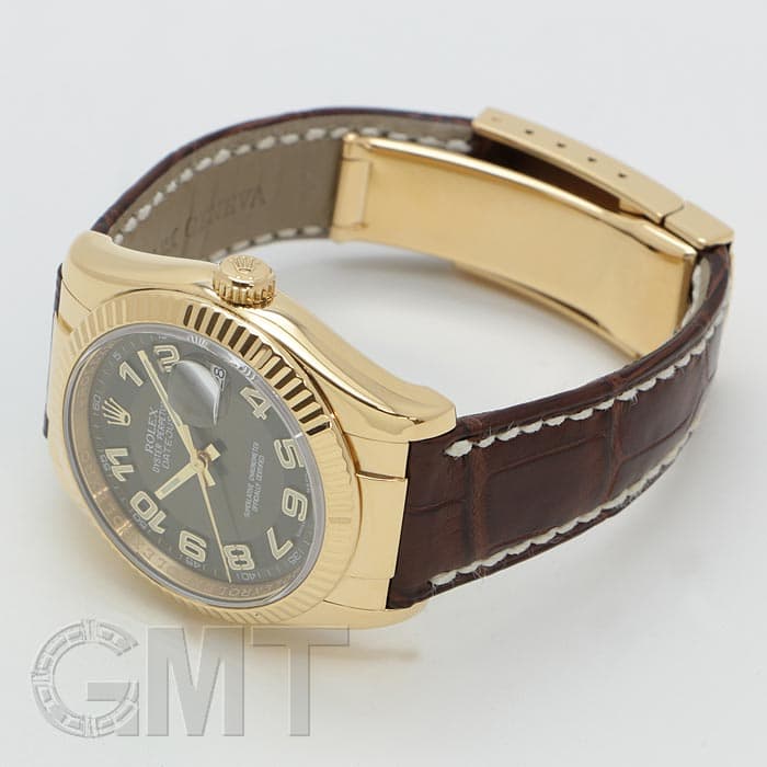 中古)ROLEX ロレックス デイトジャスト 116138 ブラウン アラビア