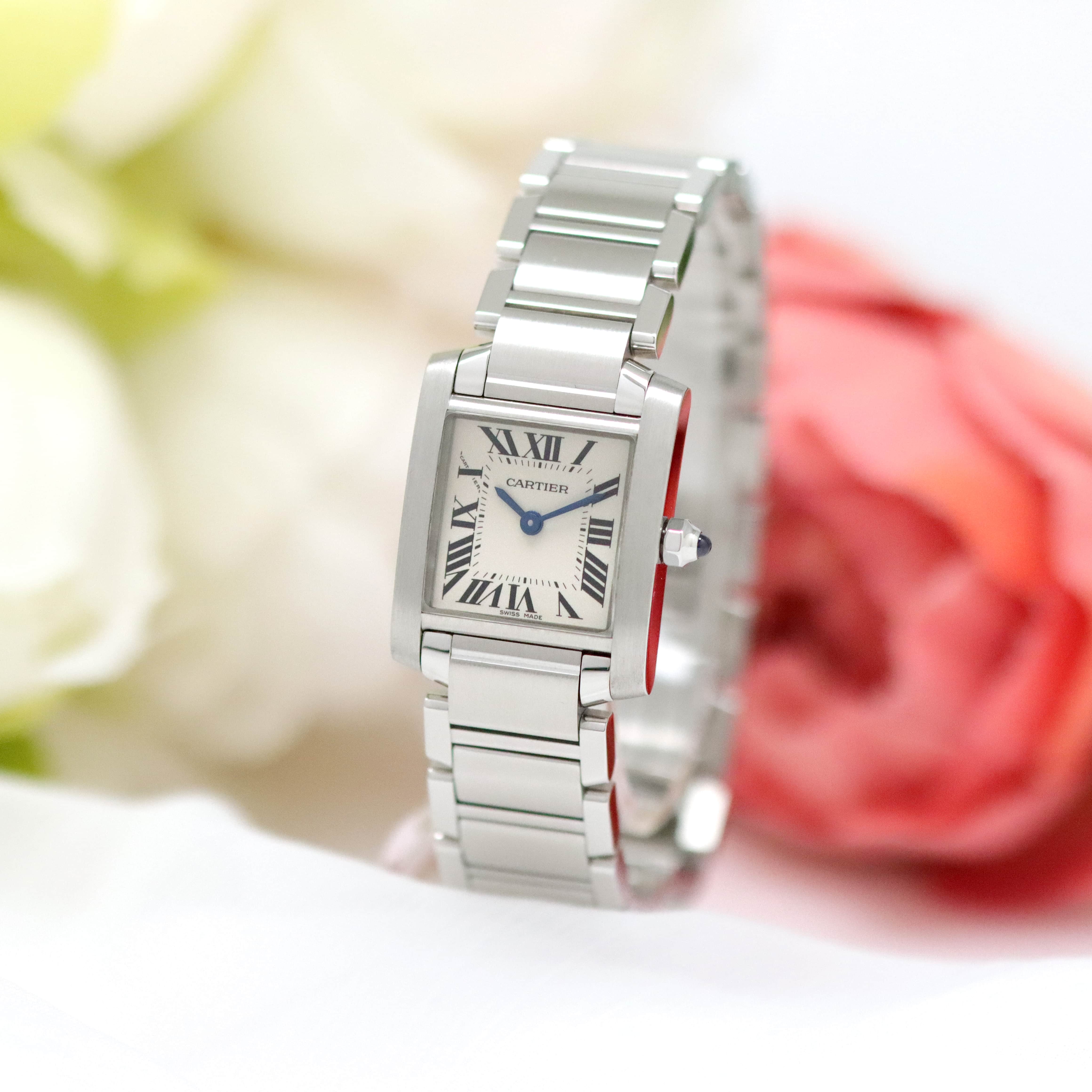 中古)CARTIER カルティエ タンク フランセーズ SM W51008Q3（商品ID