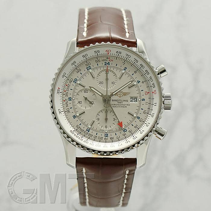 中古)BREITLING ブライトリング ナビタイマー ワールド 46mm A242G71NP