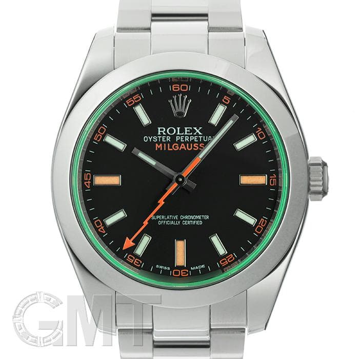 中古)ROLEX ロレックス ミルガウス 116400GV ブラック（商品ID