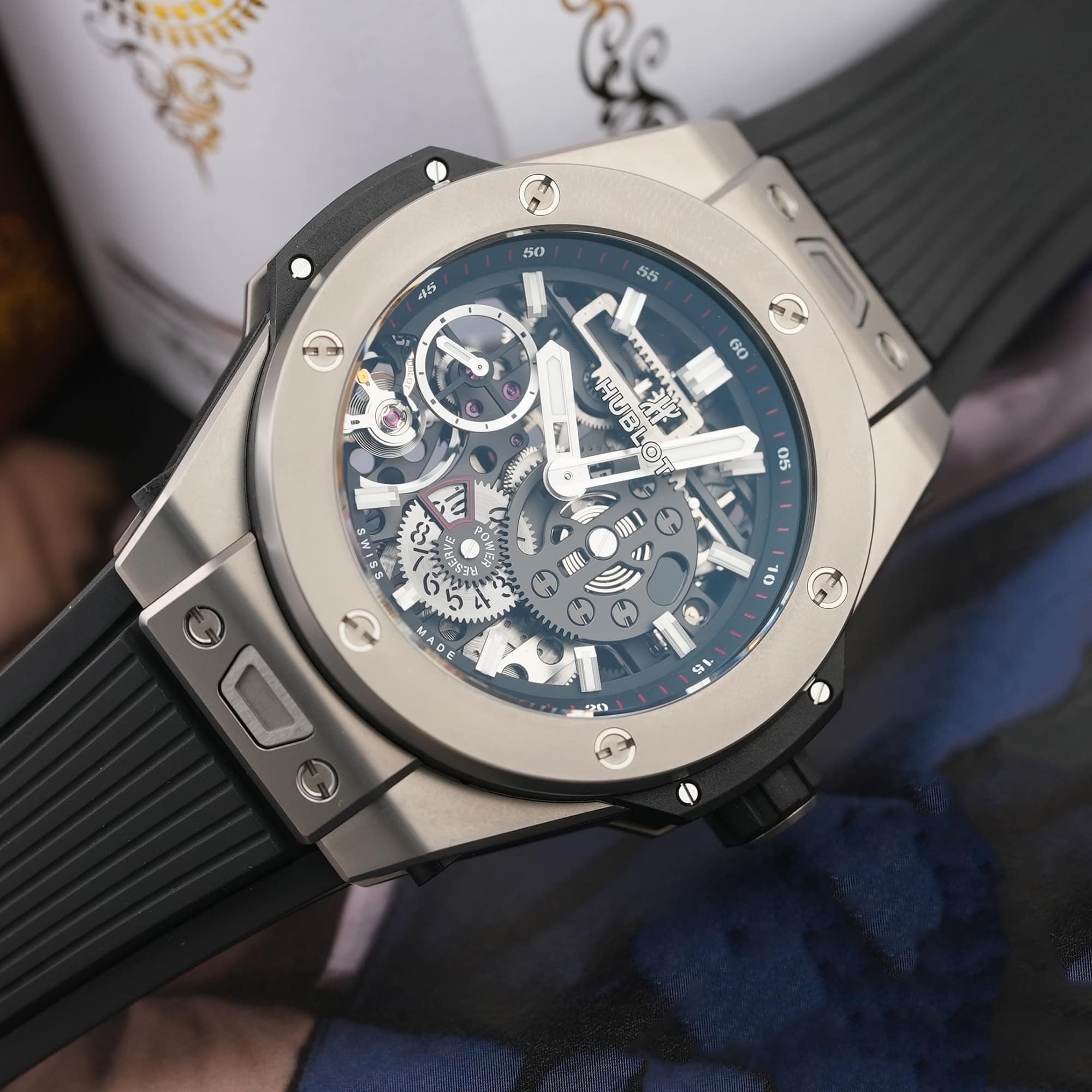 中古)HUBLOT ウブロ ビッグバン メカ10 チタニウム 414.NI.1123.RX 