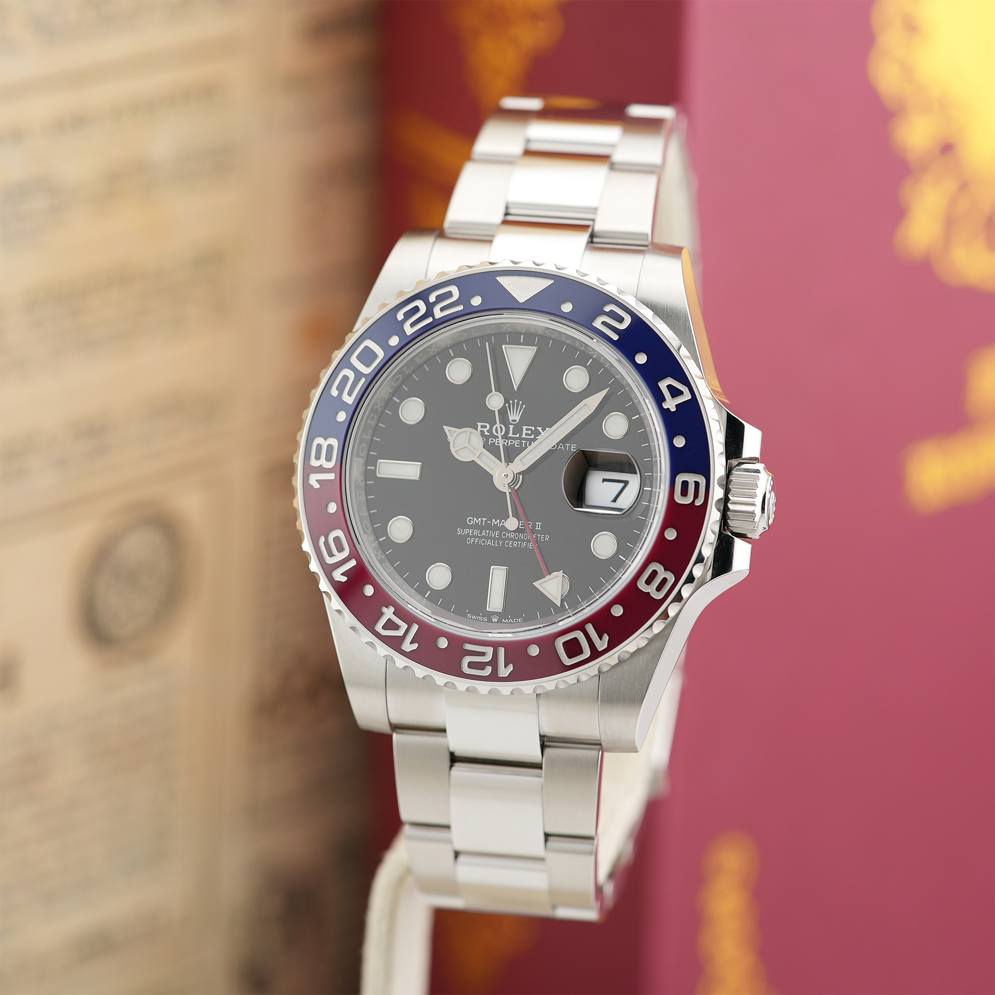 【正規品】ロレックスGMTマスターⅡ 126710オイスターブレスレットのみ 中古)ROLEX ロレックス GMTマスター II 126710BLRO オイスター