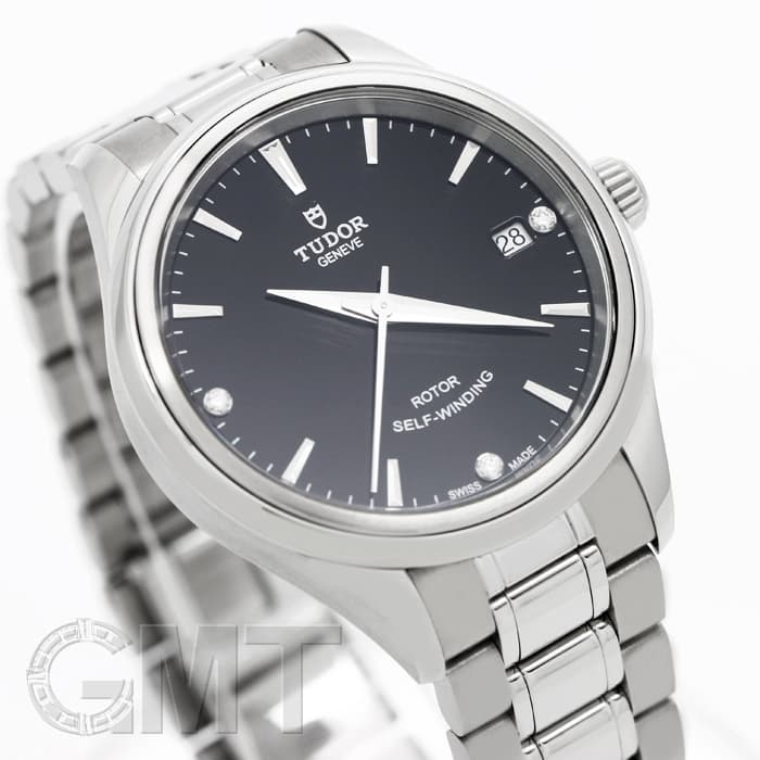 新品)TUDOR チューダー スタイル ブラック M12300 3Pダイヤ（商品ID