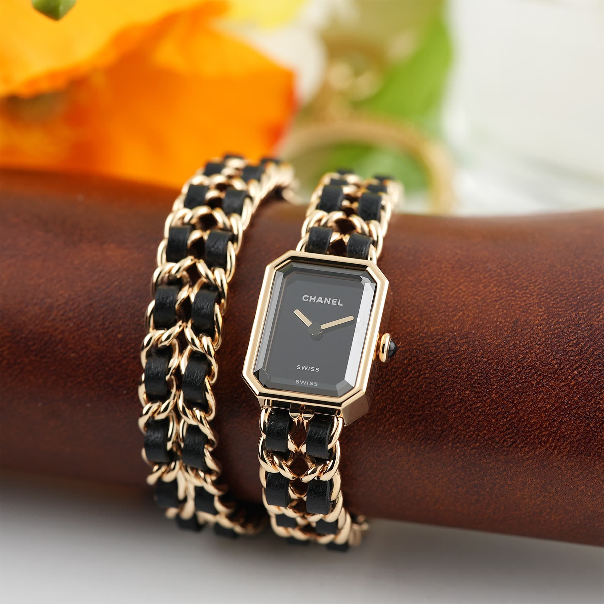 新品)CHANEL シャネル プルミエール アイコニック チェーン ダブル