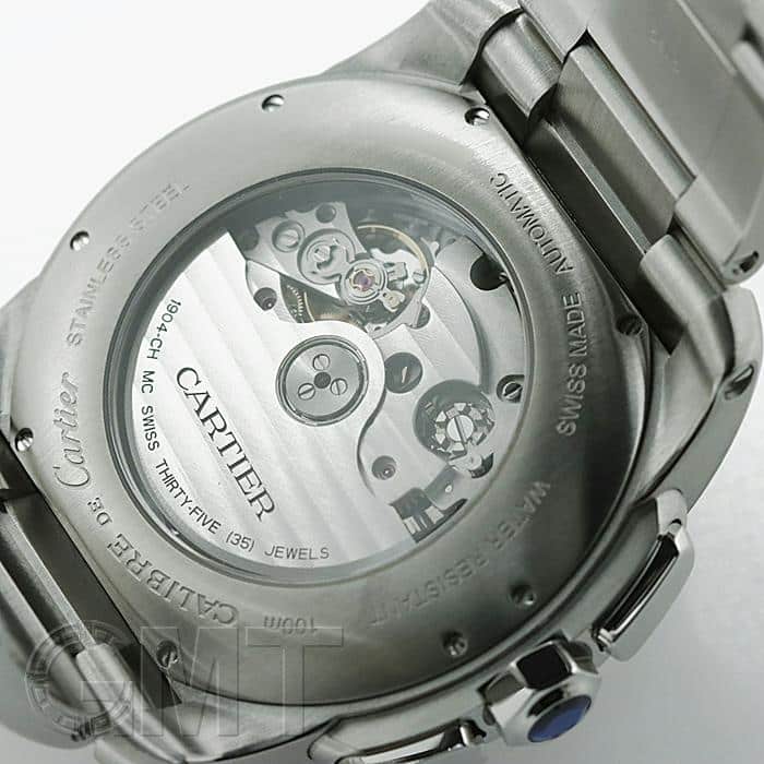 中古)CARTIER カルティエ カリブル ドゥ カルティエ クロノグラフ 42mm