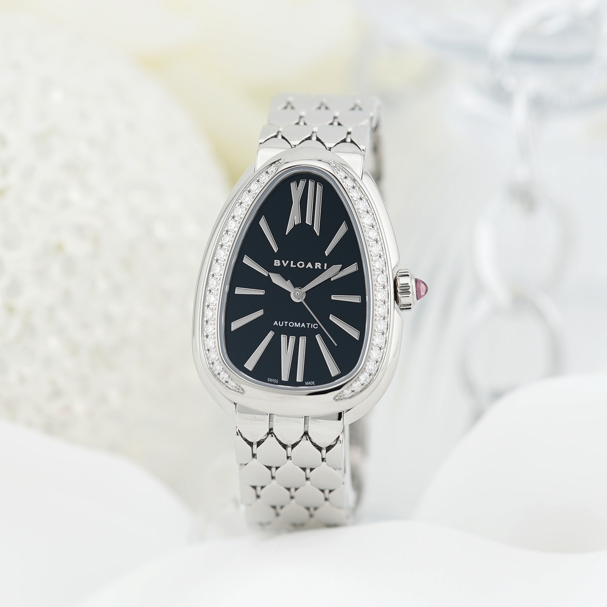 BVLGARI 腕時計　ジャンク 中古)BVLGARI ブルガリ セルペンティ セドゥットーリ 104062 自動巻き