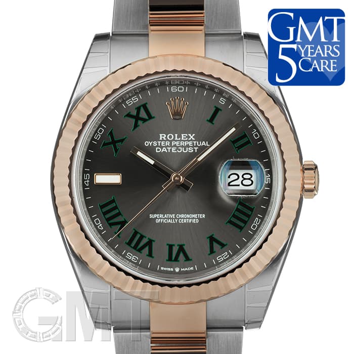 新品)ROLEX ロレックス デイトジャスト 41 126331 グレー/グリーン
