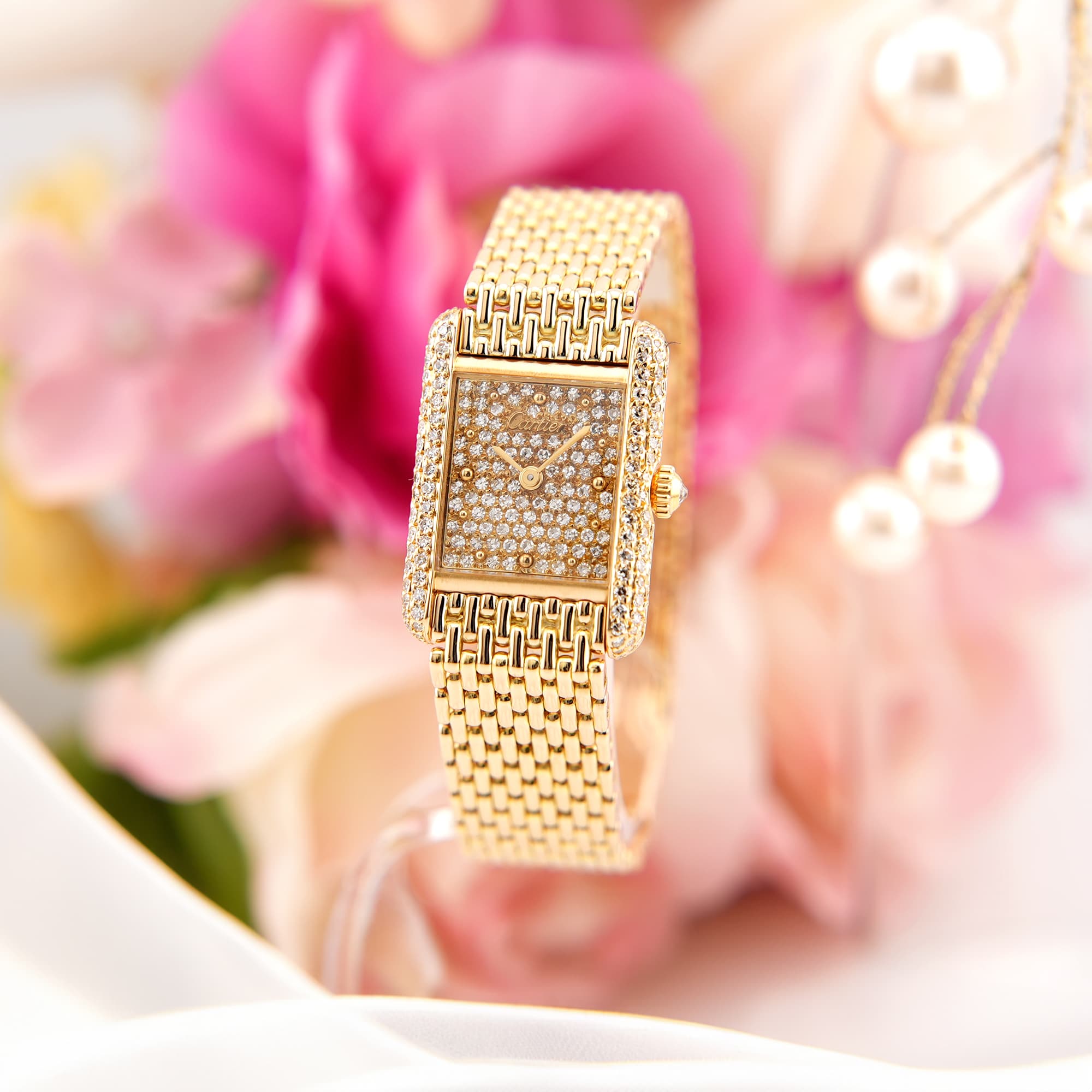 中古)CARTIER カルティエ タンク ルイ カルティエ SM イエローゴールド