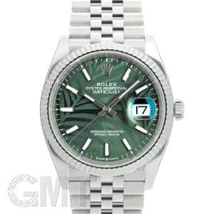ROLEX ロレックス デイトジャスト 36 126234 グリーンパームモチーフ ジュビリーブレスレット メイン