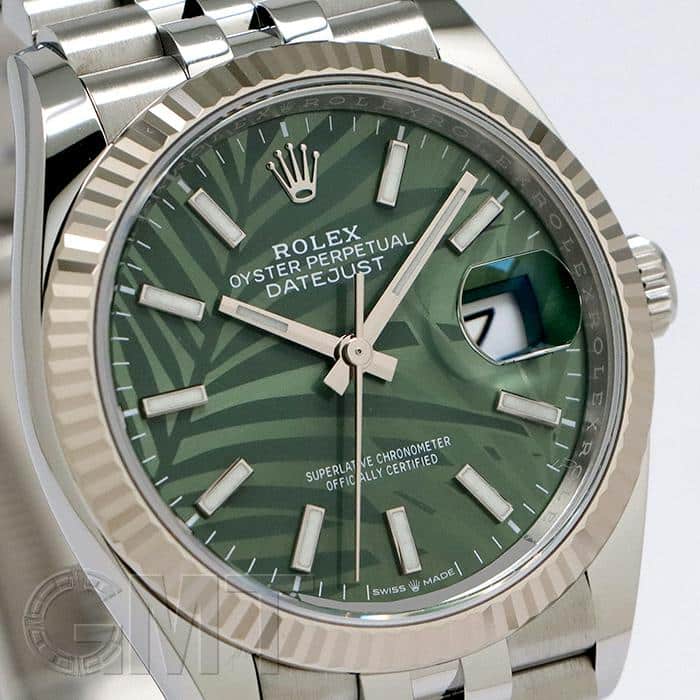 新品)ROLEX ロレックス デイトジャスト 36 126234 グリーンパーム