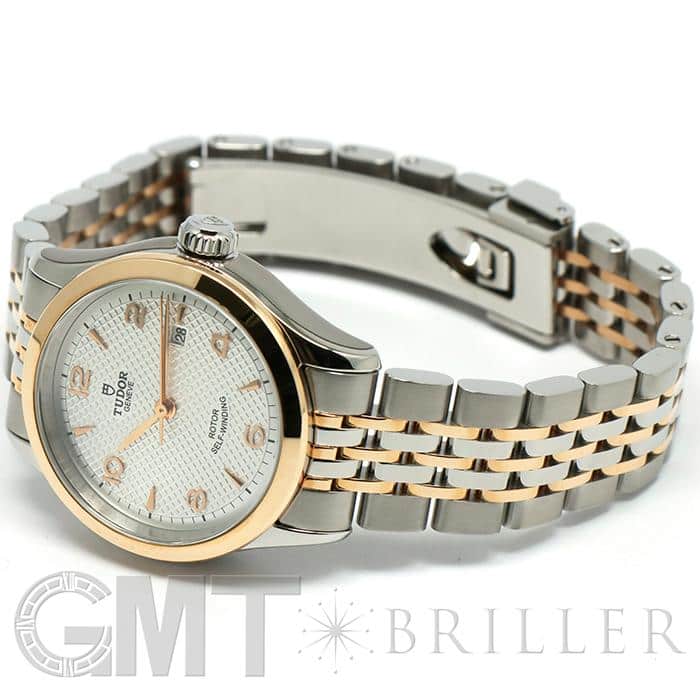 新品)TUDOR チューダー 1926 1926 M91351-0001 28mm シルバー ピンク