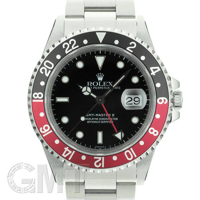 中古)ROLEX ロレックス GMTマスター II 16710 ブラック/レッド