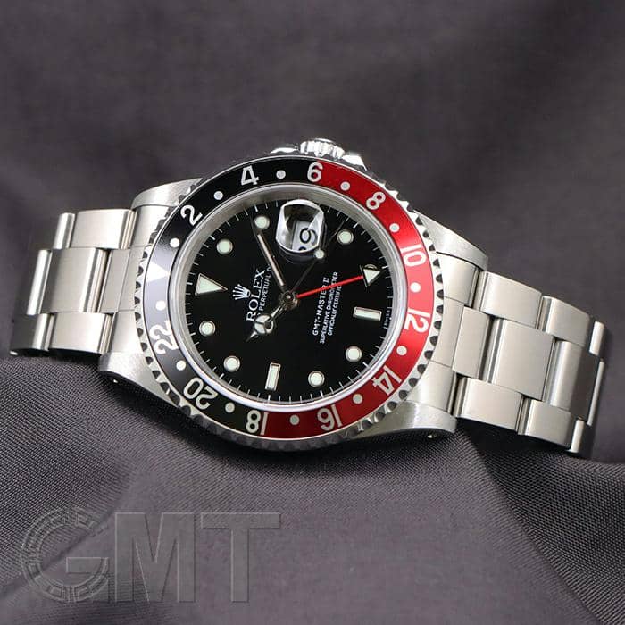 中古)ROLEX ロレックス GMTマスター II 16710 ブラック/レッド