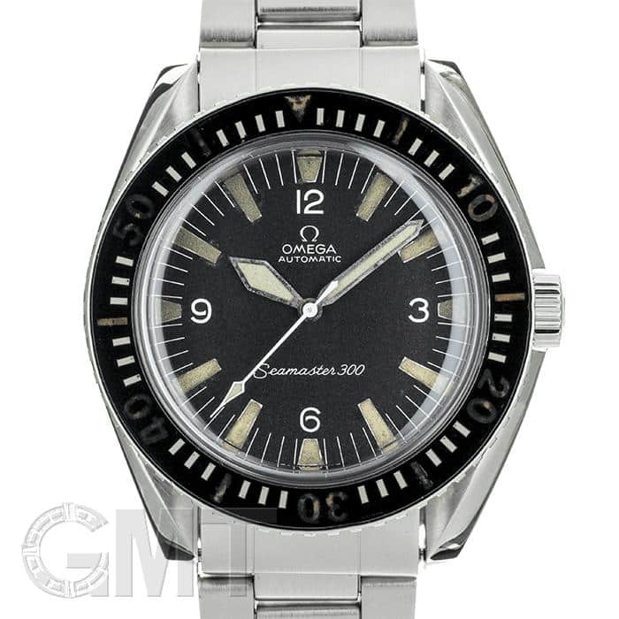 オメガ　シーマスター　手巻き時計 シルバー/ブラック　※ベルト他ブランド品 中古)OMEGA オメガ シーマスター 300 ST165.024（商品ID