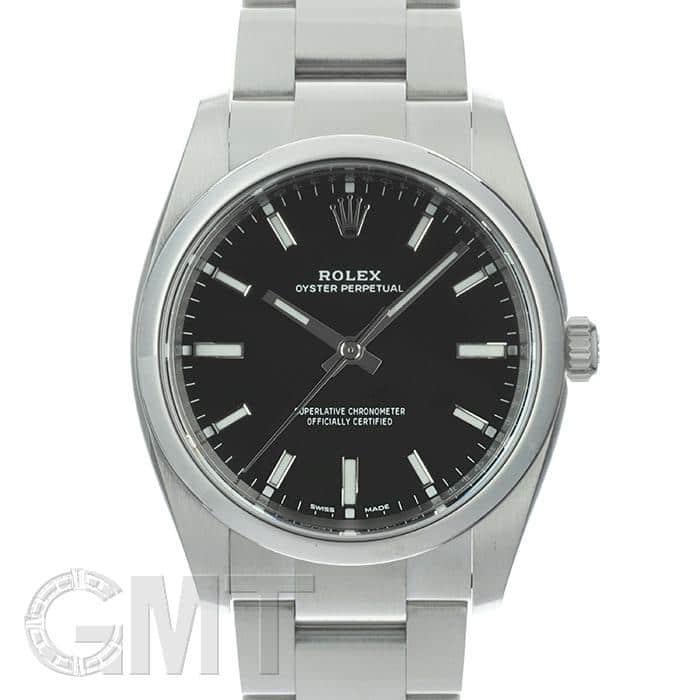 中古)ROLEX ロレックス オイスターパーペチュアル 114200 ブラック
