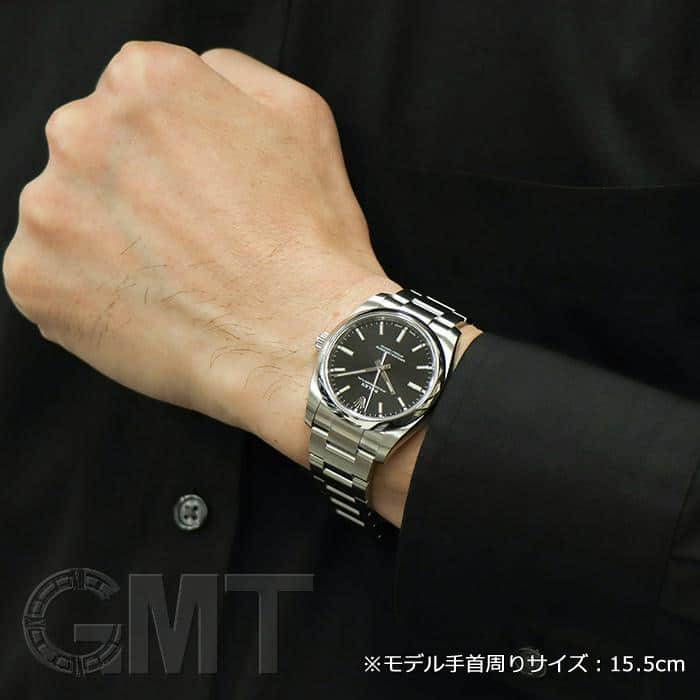 中古)ROLEX ロレックス オイスターパーペチュアル 114200 ブラック