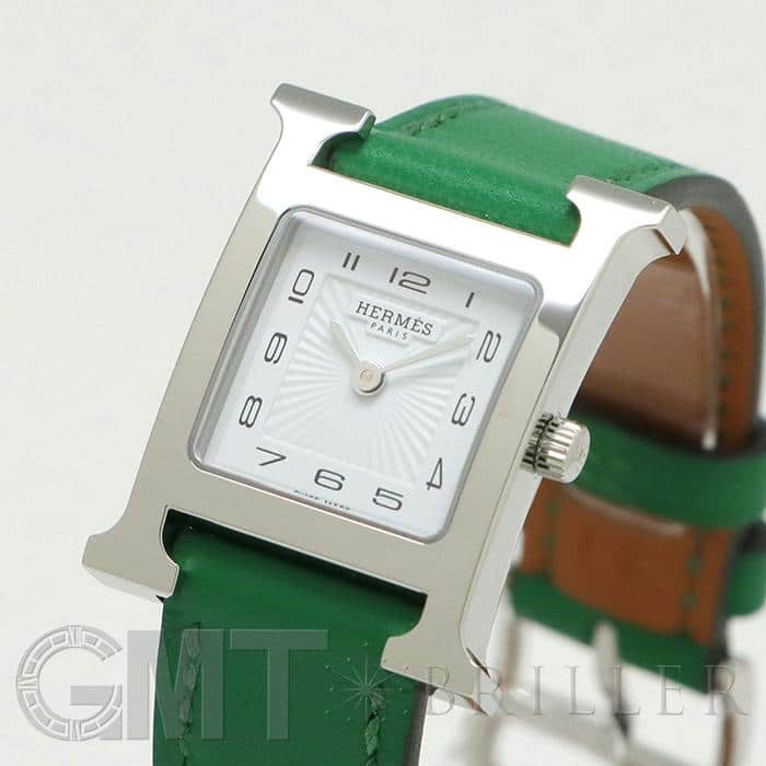 新品)HERMES エルメス Hウォッチ HH1.210.131.SW1L グリーン（商品ID