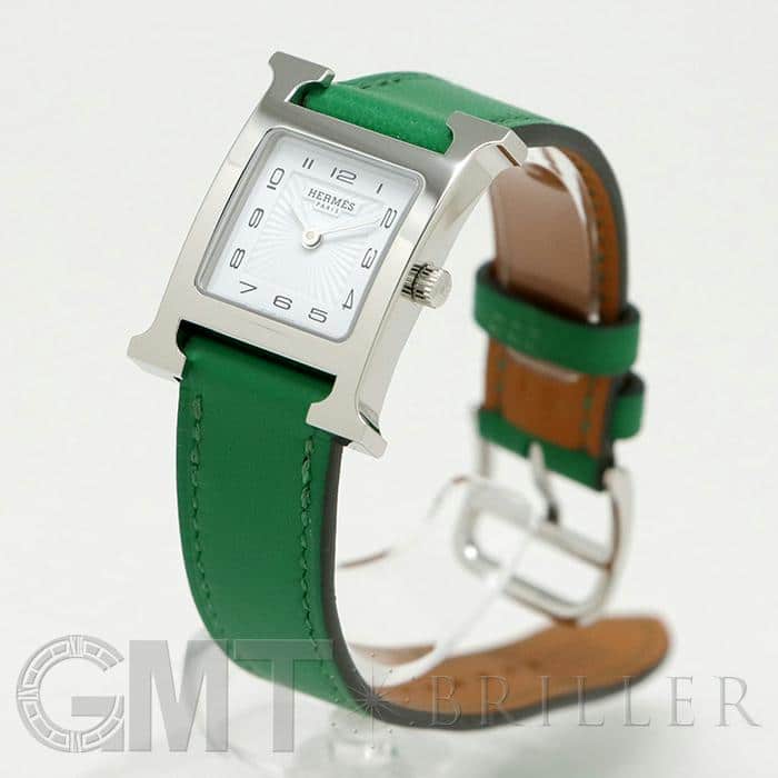 新品)HERMES エルメス Hウォッチ HH1.210.131.SW1L グリーン（商品ID
