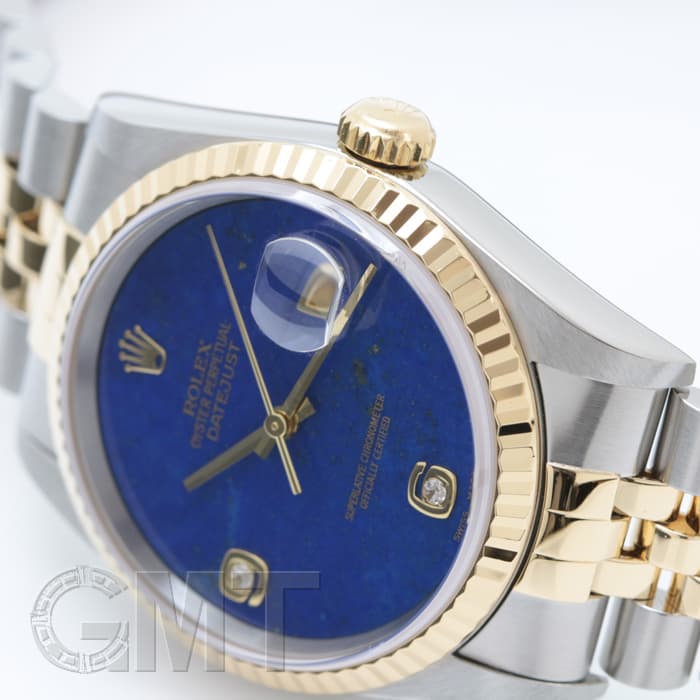 中古)ROLEX ロレックス デイトジャスト 16233G ラピスラズリ2P