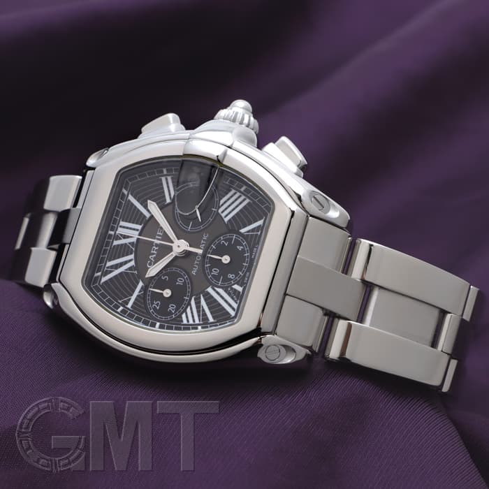 中古)CARTIER カルティエ ロードスター クロノグラフ XL W62020X6