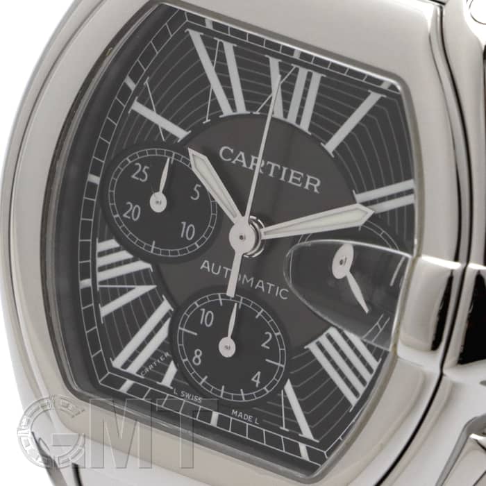 中古)CARTIER カルティエ ロードスター クロノグラフ XL W62020X6