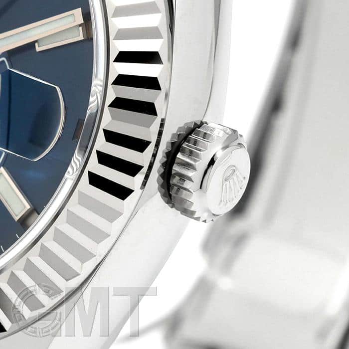 ロレックス オイスターブレスレット スカイドゥエラー用 新品)ROLEX ロレックス スカイドゥエラー 326934 ブルー オイスター