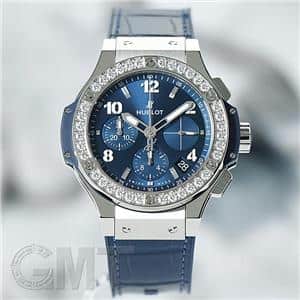 新品)HUBLOT ウブロ ビッグバン スチール ブルー ダイヤモンド 41 mm