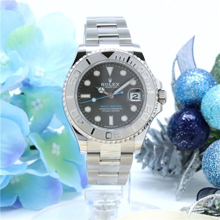 中古)ROLEX ロレックス ヨットマスター 37 268622 スレート（商品ID