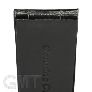 ウォッチアクセサリー 革バンド 【GMTオリジナル ストラップ】IWC用 クロコダイル　サイズ21ｍｍ-18ｍｍ　ブラック メイン