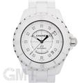 CHANEL シャネル J12 H1629 J12 38mm ホワイトセラミック 12Pダイヤ 【保証書日付2年以内限定】