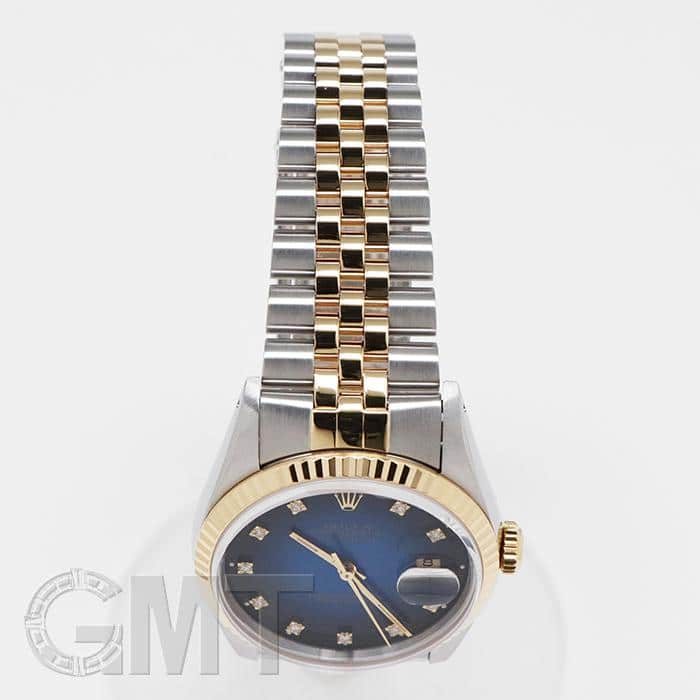 中古)ROLEX ロレックス デイトジャスト 16233G ブルーグラデーション