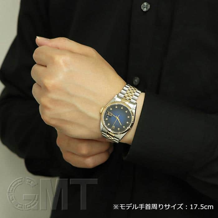 中古)ROLEX ロレックス デイトジャスト 16233G ブルーグラデーション（商品ID：3717011576918）詳細ページ |  腕時計のGMT｜中古ブランド時計の販売買取も。ロレックス買取強化中