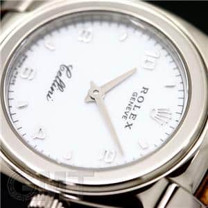 ROLEX ロレックス チェリーニ チェステロ 白アラビア 茶オーストリッチ 5310/9 メイン