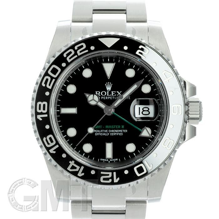 中古)ROLEX ロレックス GMTマスター II 116710LN ブラック 【未使用品