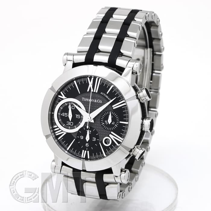 ティファニー アトラス ジェント Z1000 自動巻き ブラック メンズ 腕時計 ティファニー アトラス ジェント Z1000 自動巻き ブラック メンズ